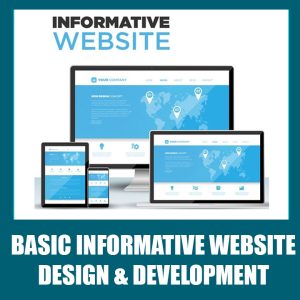 basic informative website design development